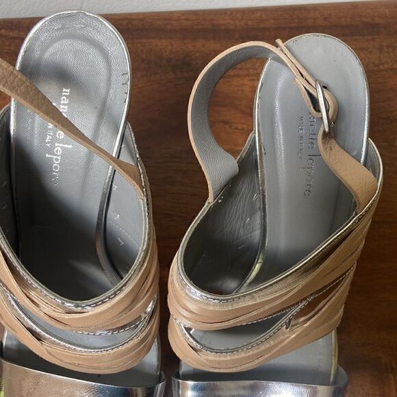 Nanette lepore Silver Heels Size EU 38 - Picture 8 of 12